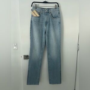 GRLFRND Harlow High Rise Boot with Slit Jeans. New with tags.